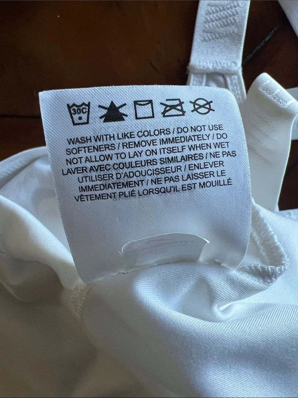 Nike White Women's Cross-Strap Athletic Tank